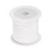 1 Roll Nylon Beading Thread Knotting Cord 0.6mm 50 Yards Satin String, White