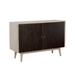 Coaster Furniture Ixora 2-door Accent Cabinet White Washed and Black - 43.00'' x 16.00'' x 30.00''
