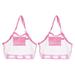 2pcs Mesh Beach Bag, Large Sand Backpack Sea Shell Tote Bags, Pink