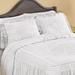 Elegant Tranquil Chenille Fringe Pillow Sham