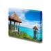 Canvas Prints Wall Art - Beautiful Scenery/Landscape Isla Mujeres Caribbean Sea Mexico | Modern Wall Decor/Home Decoration Stretched Gallery Canvas Wrap Giclee Print & Ready to Hang - 32 x