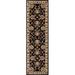 2 ft. 3 in. x 7 ft. 3 in. Timeless Abbasi Traditional Runner Area Rug - Black