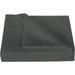 1000 Thread Count 3 Piece Flat Sheet ( 1 Flat Sheet + 2- Pillow cover ) 100% Egyptian Cotton Color Dark Grey Solid Size King