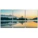 wall26 Canvas Print Wall Art Set Mountain Range Forest Lake Sunset Nature Wilderness Photography Realism Rustic Landscape Colorful Cool for Living Room Bedroom Office - 16 x24 x 3