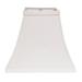 Cloth & Wire Square Bell Hardback No Slub Lampshade with Washer Fitter White Natural Fabric Lampshade for Table Lamps 7 Top x 14 Bottom x 12 Height