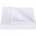800 Thread Count 3 Piece Flat Sheet ( 1 Flat Sheet + 2- Pillow cover ) 100% Egyptian Cotton Color White Solid Size Full