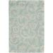 SAFAVIEH Soho Zahara Geometric Wool Area Rug Light Blue/Silver 3 6 x 5 6