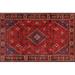 Ahgly Company Indoor Rectangle Traditional Brown Red Persian Area Rugs 6 x 9