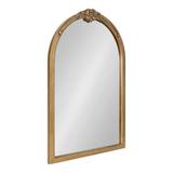 Kate and Laurel Astrid Arched Ornate Mirror 20 x 30 Antique Gold Traditional Decorative Arch Wall Mirror for Home Decor