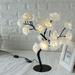 WANYNG USB Rose Bouquet LED Tree Table Lamp Lights Party Wedding Home Decor Gift Strand Christmas Lights Indoor 25 Light Strand Christmas Lights