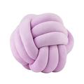 Mubineo Plush Throw Pillow Solid Color Plush Twisted Ball Shaped Seating Cushion Pillows