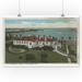 St. Petersburg FL - Aerial of Yacht Club & Harbor (16x24 Giclee Gallery Print Wall Decor Travel Poster)