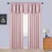 Goory Luxury Energy Efficient Valance Curtains Living Room Thermal Insulated Blackout Curtain Window Drapes Bedroom Rod Pocket Light Pink-Curtains W:52 x H:84 / 132cm*213cm-2PCS