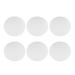 6PCS 30CM Round Canvas Drawing Board Premium Art Painting Board Artist Round Shape Canvas Board Oil Paint Canvas Sketchpad (Whiteï¼‰