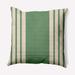 Simply Daisy 16 x 16 Stripe Decorative Throw Pillow Sage