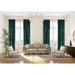 3S Brother s Emerald Green Extra Long Shiny Velvet Curtains Luxury Colors Light Blocking Hang Back Tab & Rod Pocket 1 Panel Curtain 5-30 Ft Home DÃ©cor Custom Made Drapes -Made in Turkey(52 W X 228 L)