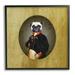 Stupell Industries Funny Pug Dog Wearing Suit Antique Classic Style Portrait Graphic Art Black Framed Art Print Wall Art 17x30 by Amanda Greenwood