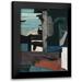 Delamater Rob 15x18 Black Modern Framed Museum Art Print Titled - Mid-Century Collage III