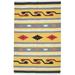 Yellow Wool Rug 3 X 6 Persian Dhurrie Oriental Tribal Room Size Carpet
