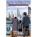 New York Ellis Island National Monument (12x18 Wall Art Poster Room Decor)