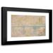 Claude Monet 24x17 Black Modern Framed Museum Art Print Titled - Charing-Cross Bridge in London (circa 1902)