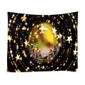 JeashCHAT Christmas Decorations Indoor Christmas Ornaments Christmas Ornaments Background Cloth Living Room Hanging Tapestry 150X230cm