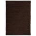 New Shaggy Collection Solid Color Shag Rug Different Color Options Available (Brown 5 x7 )