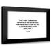 ArtsyQuotes 14x12 Black Modern Framed Museum Art Print Titled - Ryan Ferreras Quote: Stepping Stones