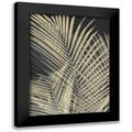 Miller Melonie 12x14 Black Modern Framed Museum Art Print Titled - Palm Shadows Cream I