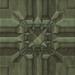 Ahgly Company Indoor Square Patterned Khaki Green Novelty Area Rugs 7 Square