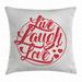 Live Laugh Love Decor Throw Pillow Cushion Cover Retro Calligraphy Old Fashioned Stamp Design Red Hearts and Stars Decorative Square Accent Pillow Case 20 X 20 Inches Coconut Red by Ambesonne