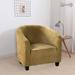 Keyohome Tub Chair Covers Armchair Elastic Polyester Fabric Slipcovers Sofa Seat Cover