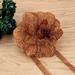 Forestyashe Peony Flower Curtain Clip-On Tie Backs Holdback Tieback Holder Panel Curtain