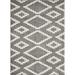 Loomaknoti Vemoa Aslayn 6 x 9 Gray Geometric Indoor Area Rug