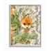 Stupell Industries Nursery Red Fox Forest Animal Children s Illustration Framed Wall Art Design by Sherri Buck Baldwin 11 x 14 Gray Framed