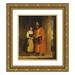 Gilbert Stuart Newton 12x14 Gold Ornate Wood Frame and Double Matted Museum Art Print Titled - Shylock and Jessica from the â€˜Merchant of Venice â€™ II II