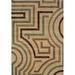 Sphinx Palermo Area Rug 2461E Beige Maze Circuit 5 3 x 7 6 Rectangle