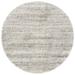 SAFAVIEH Hudson Shag Jaden Striped Area Rug Ivory/Grey 5 x 5 Round