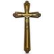 Hand Carved Wooden Wall Crucifix 10 Inches