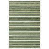 Liora Manne Aruba Faded Stripe Indoor Area Rug Green