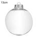 Decor Store Transparent Plastic Ball Baubles Christmas Tree Hanging Ornament DIY Decoration