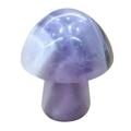 Yubnlvae Desktop Ornament Agatess Semi Preciouss Mini Small Mushroom Shape Natural Gem Polished Love Gem Rose Quartz Amethyst Flower Pot Fish Tank Decorative Stone Home