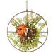 National Tree Company 13 Harvest Flower Circular Decoration