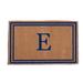 CocoMatsNMore Monogram (Q) Blue Double Border Doormats 38 x 60