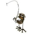 Sugarpost Gnome Be Gone Deep Sea Fisherman Welded Metal Art