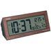 Citizen alarm clock radio clock with temperature and hygrometer Brown R195 8RZ195-023// Display
