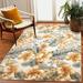 Liora Manne Canyon Tropical Floral Indoor Outdoor Area Rug Ivory