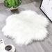 Qepwscx Carpet Area Rug Washable Rugs Wool Imitation Sheepskin Rugs Faux Non Slip Bedroom Shaggy Carpet Mats Rugs For Living Room