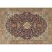 Ahgly Company Indoor Rectangle Traditional Red Brown Persian Area Rugs 2 x 3