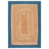 SAFAVIEH Natural Fiber NFB852M Natural / Blue Rug